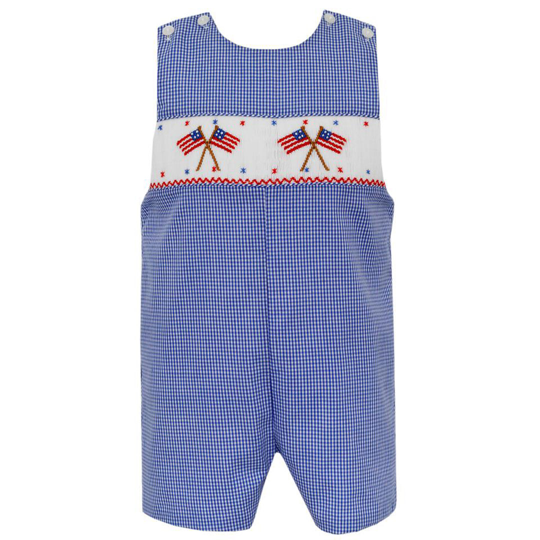 Royal Blue Gingham Flag John John