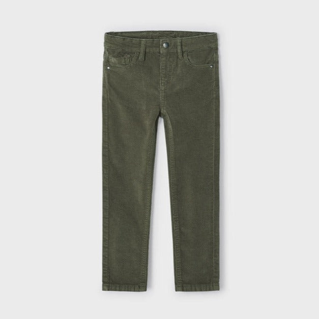 Boys Oregano Slim Fit Corduroy Pants