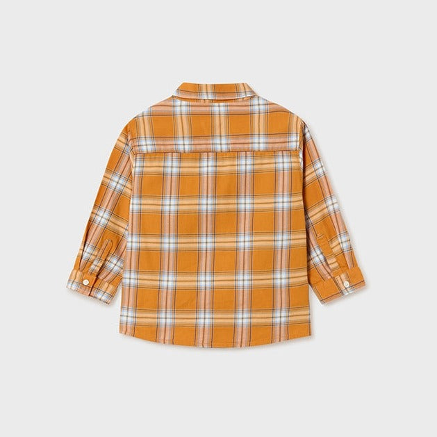Yolk Long Sleeve Checked Shirt