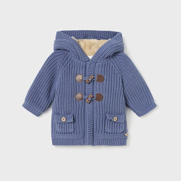 Newborn Winter Blue Knit Sweater