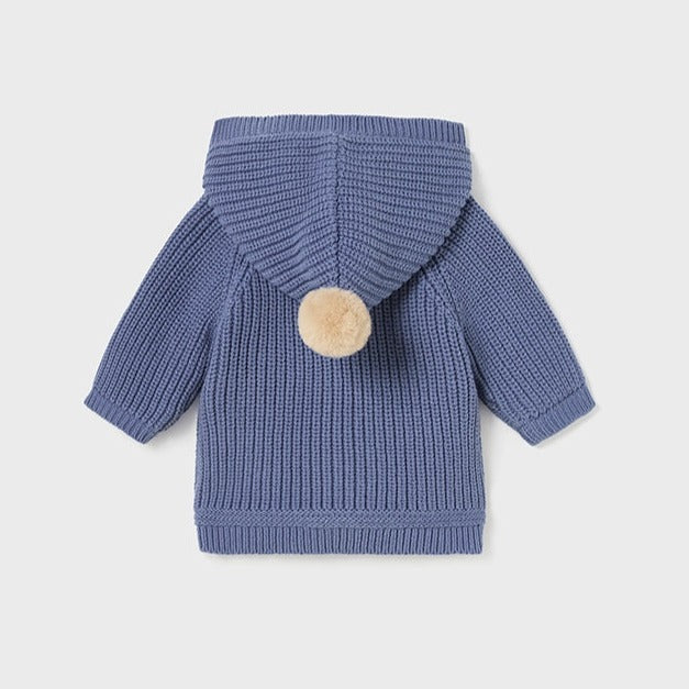 Newborn Winter Blue Knit Sweater