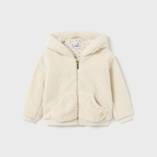 Baby Girl Chickpea Hooded Jacket