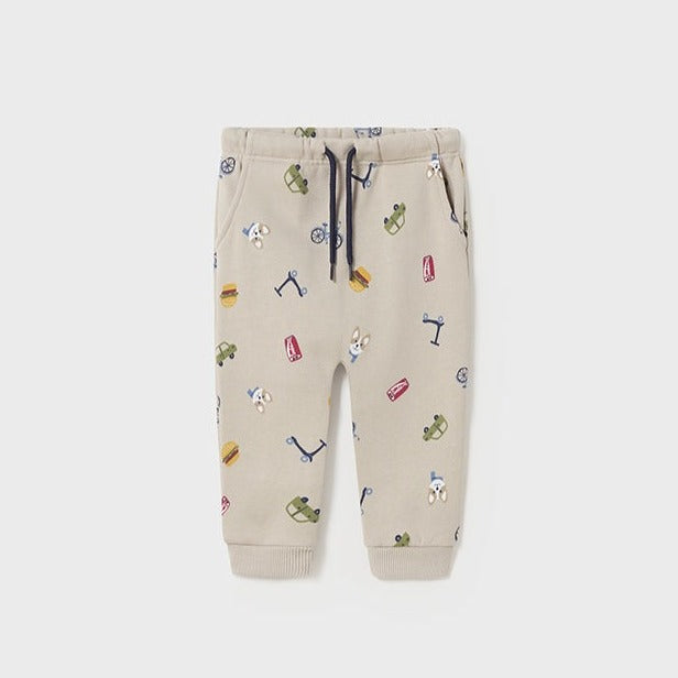 Baby Boy Stone Print Sweatpants