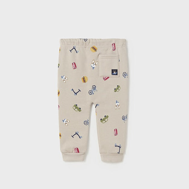 Baby Boy Stone Print Sweatpants