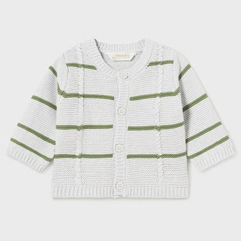 Newborn 3-Piece Clover Green Knit Set