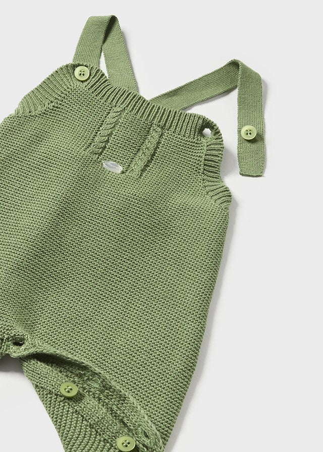 Newborn 3-Piece Clover Green Knit Set