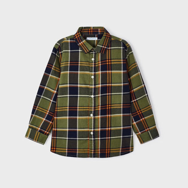 Oregano Long Sleeve Checked Shirt
