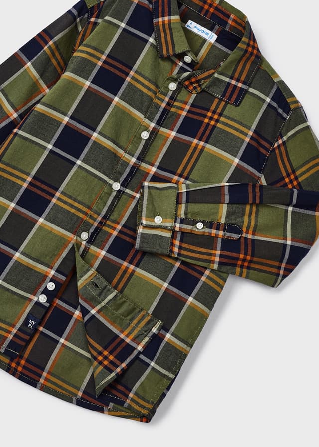 Oregano Long Sleeve Checked Shirt