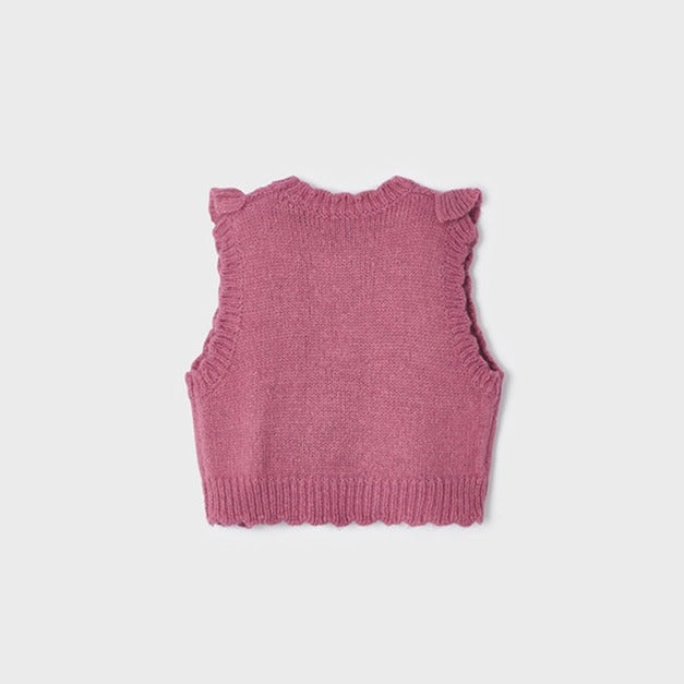 Girls Orchid Knit Vest