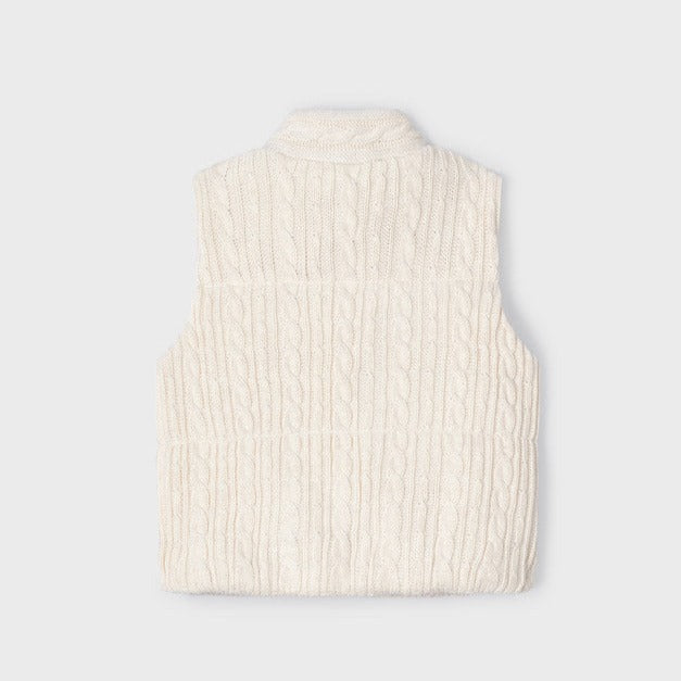Chickpea Padded Knit Vest