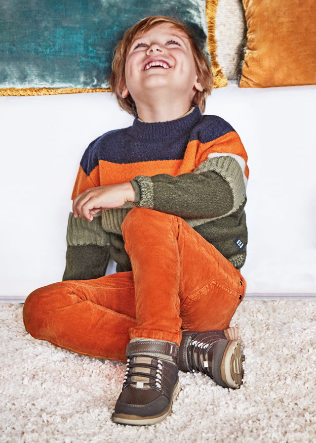 Boys Saffron Knit Sweater