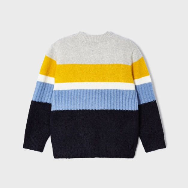 Boys Mustard Knit Sweater