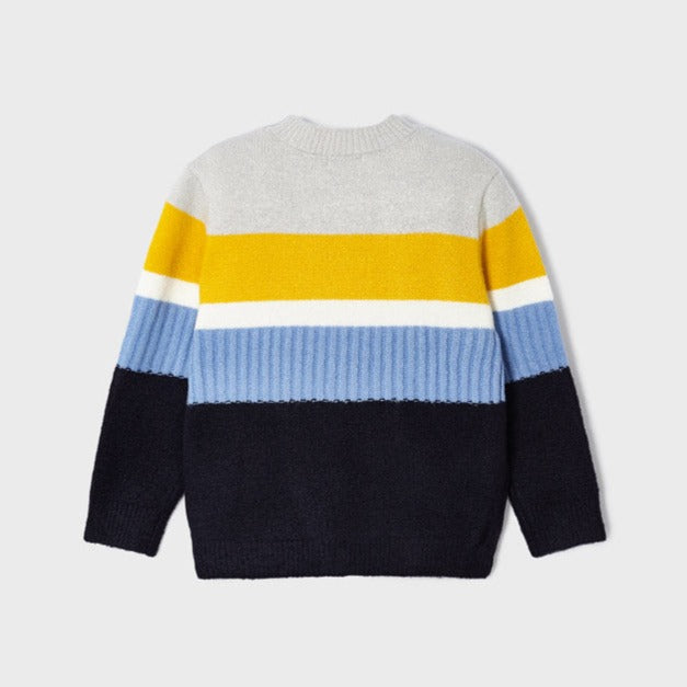 Boys Mustard Knit Sweater