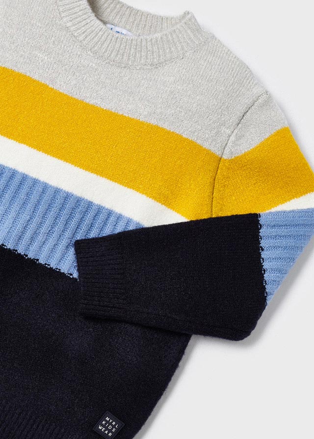 Boys Mustard Knit Sweater