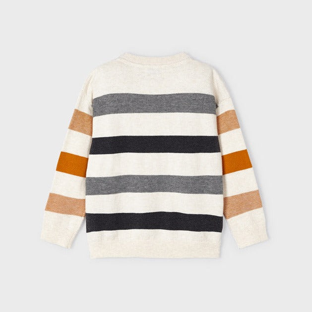 Boys Blackboard Stripe Knit Sweater
