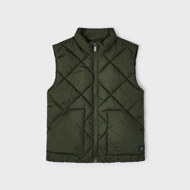 Boys Puffer Vest - Oregano