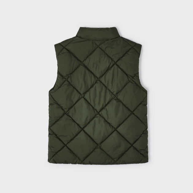 Boys Puffer Vest - Oregano