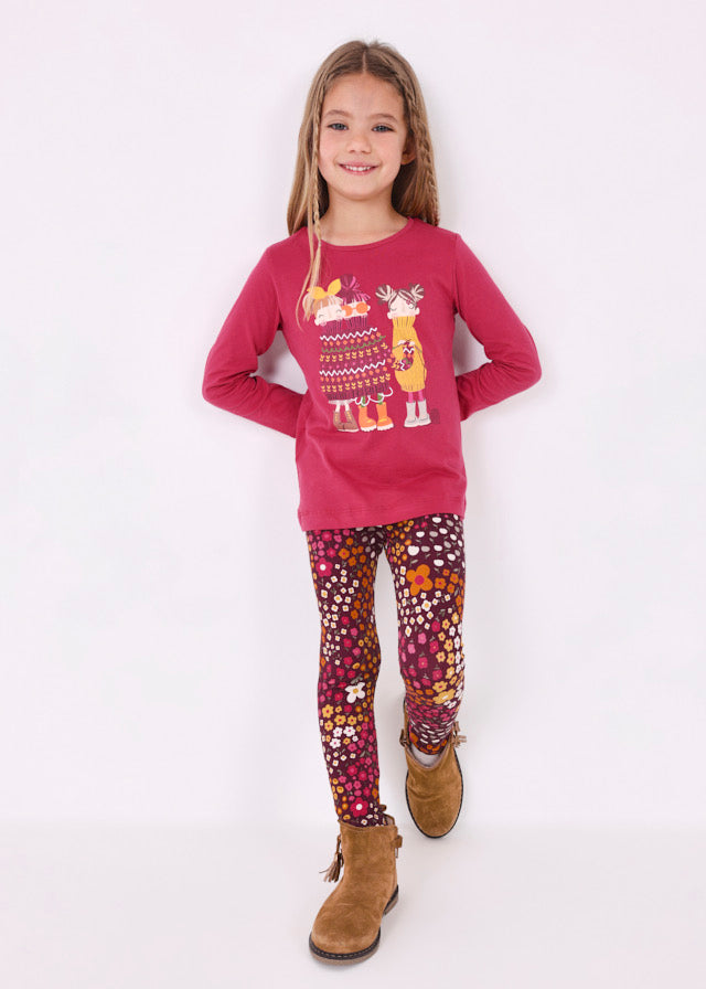 Flower Print Leggings