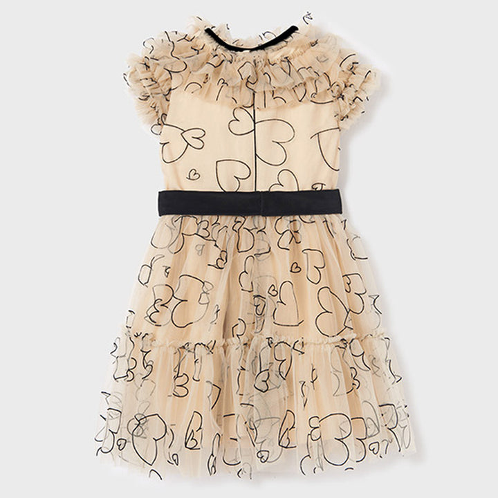 Black Hearts Tulle Dress