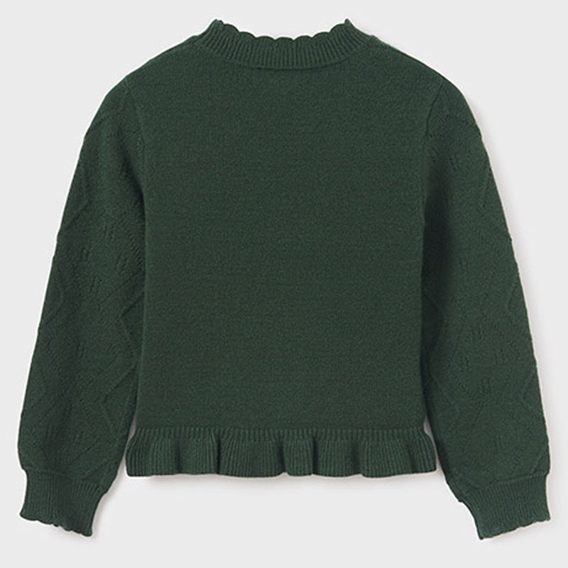 Emerald Mock Neck Knit Sweater