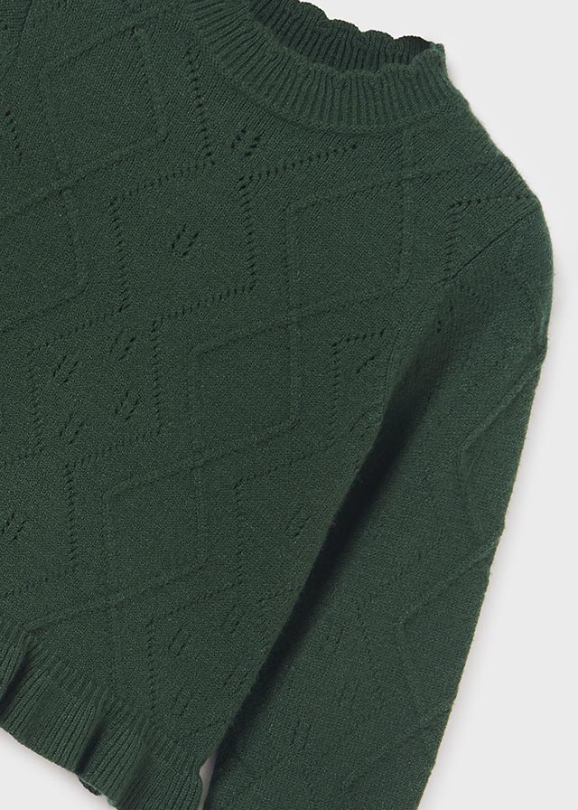 Emerald Mock Neck Knit Sweater