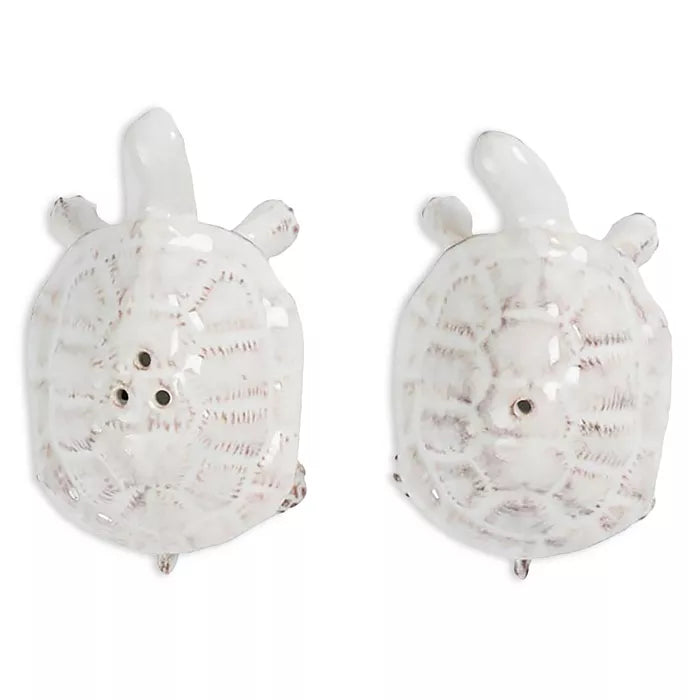 Clever Creatures Turtle Salt and Pepper Set/2pc - Leonardo & Donatello