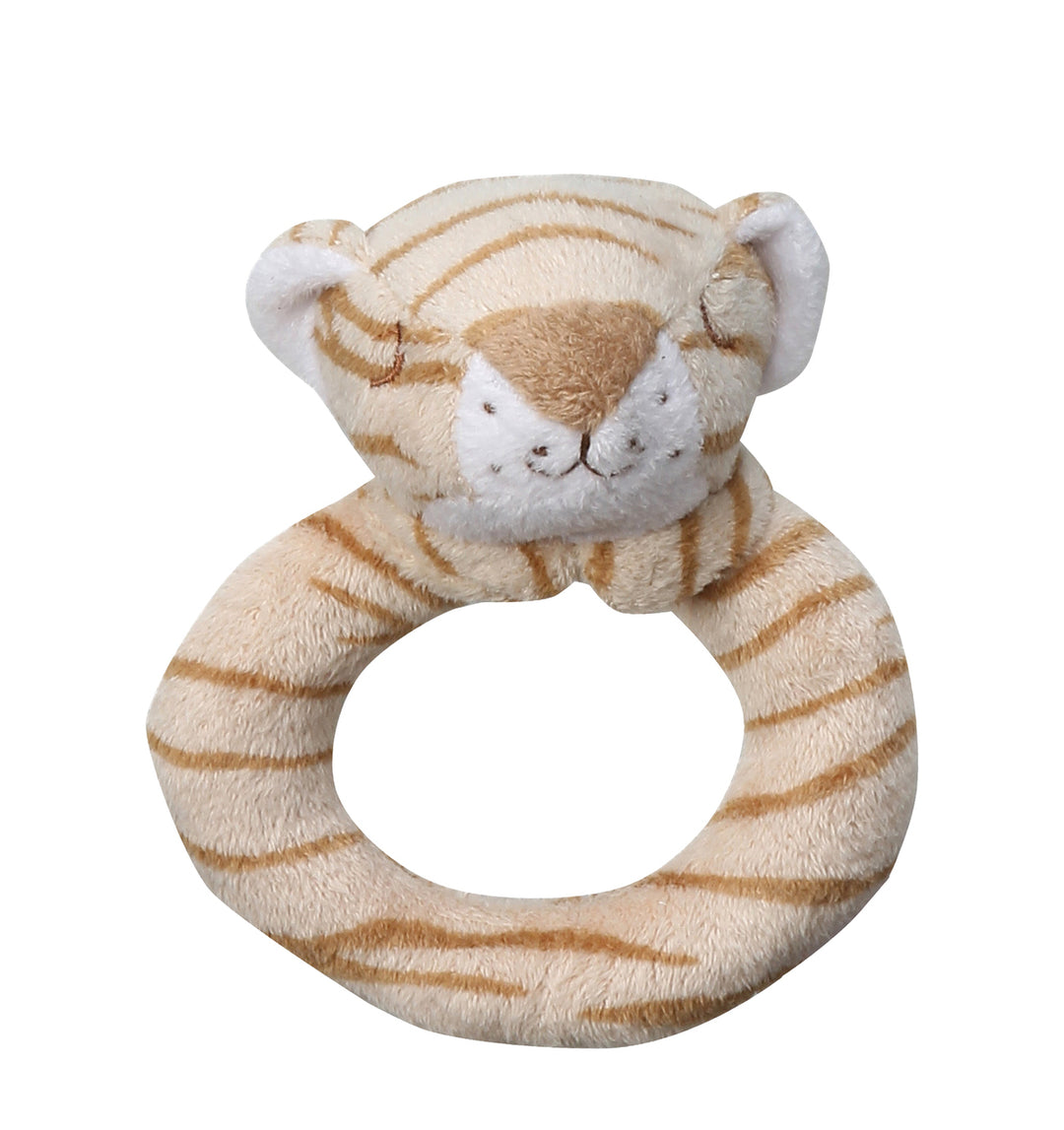 Brown Tiger Ring Rattle