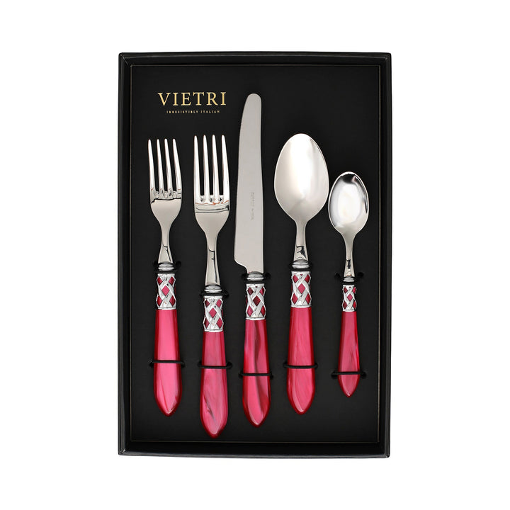 Aladdin Raspberry Five-Piece Place Setting