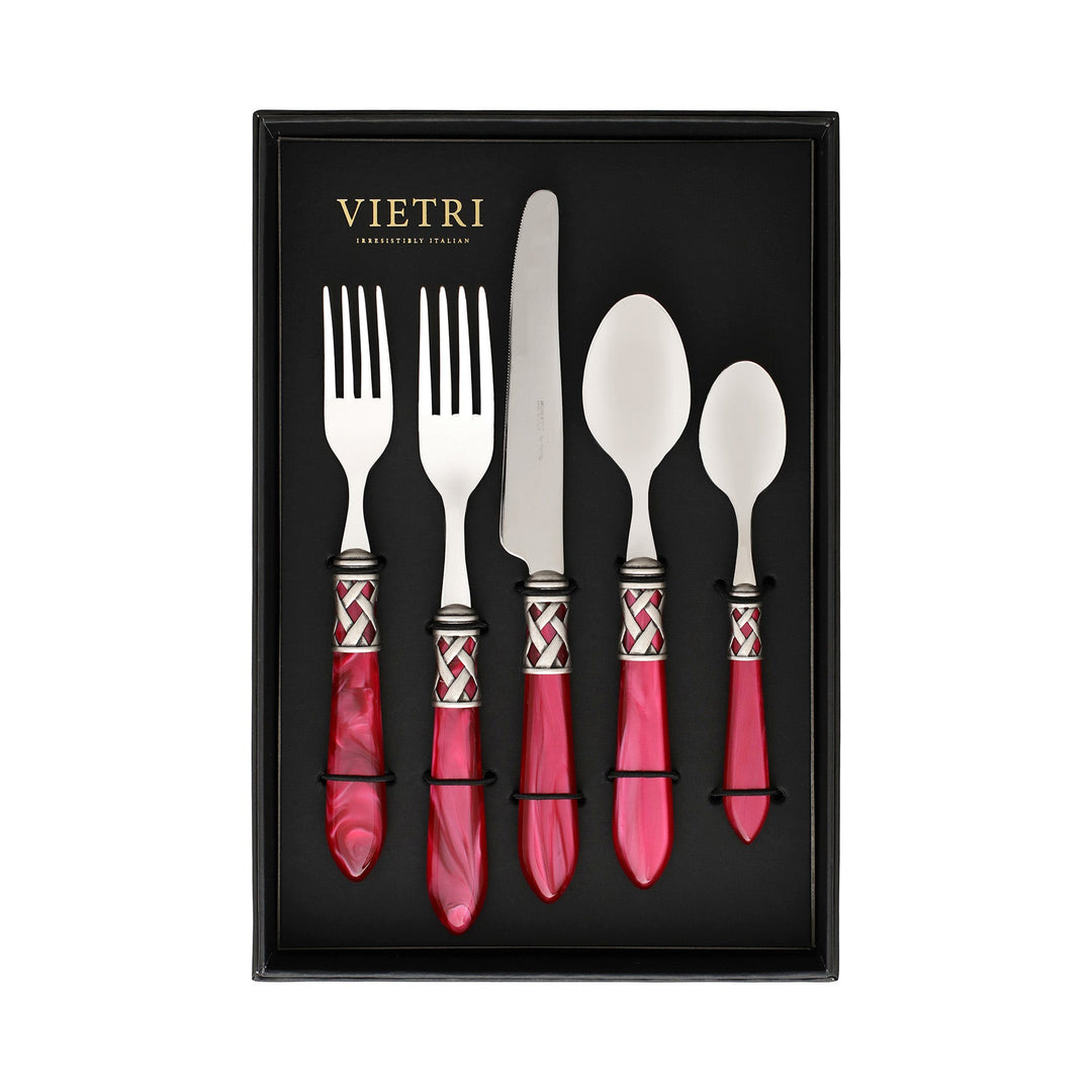 Aladdin Raspberry Five-Piece Place Setting