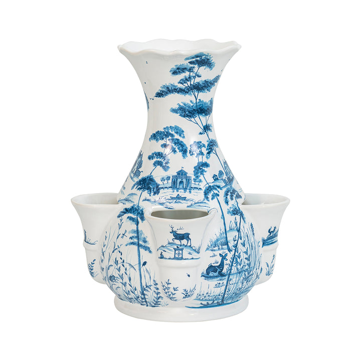 Country Estate 11.5" Tulipiere Vase - Delft Blue
