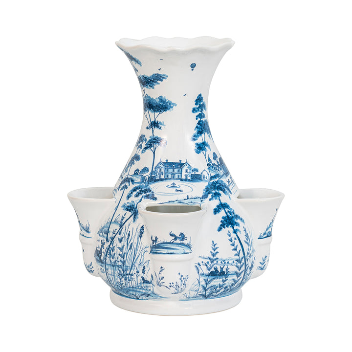 Country Estate 11.5" Tulipiere Vase - Delft Blue