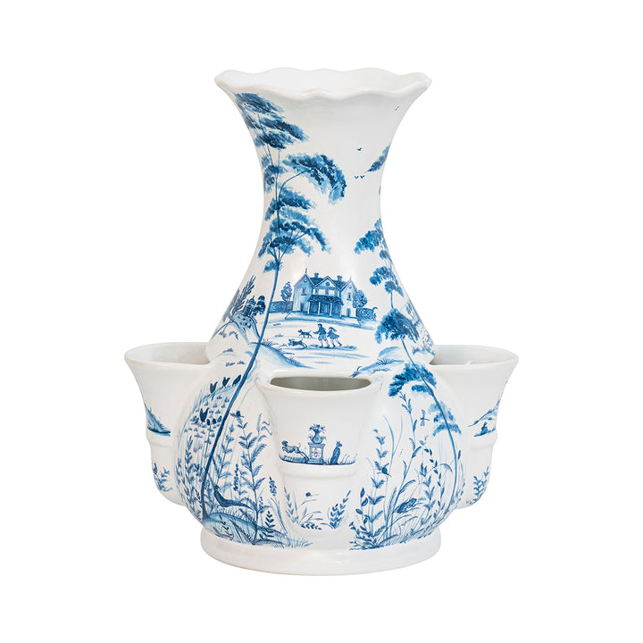 Country Estate 11.5" Tulipiere Vase - Delft Blue