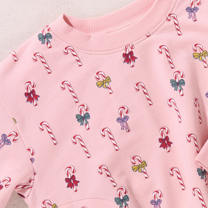 Play Sweatshirt - Mini Candy Cane
