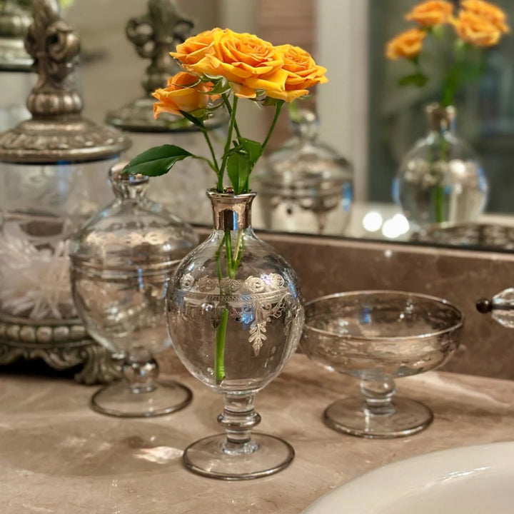 Vetro Platinum Bud Vase