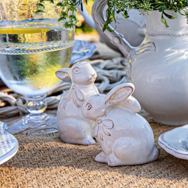 Clever Creatures Bunny Salt and Pepper Set/2pc - Napoleon & Josephine