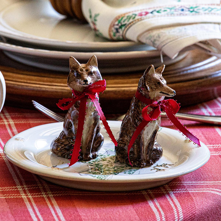 Clever Creatures Fox Salt and Pepper Set/2pc - Louis & Marie