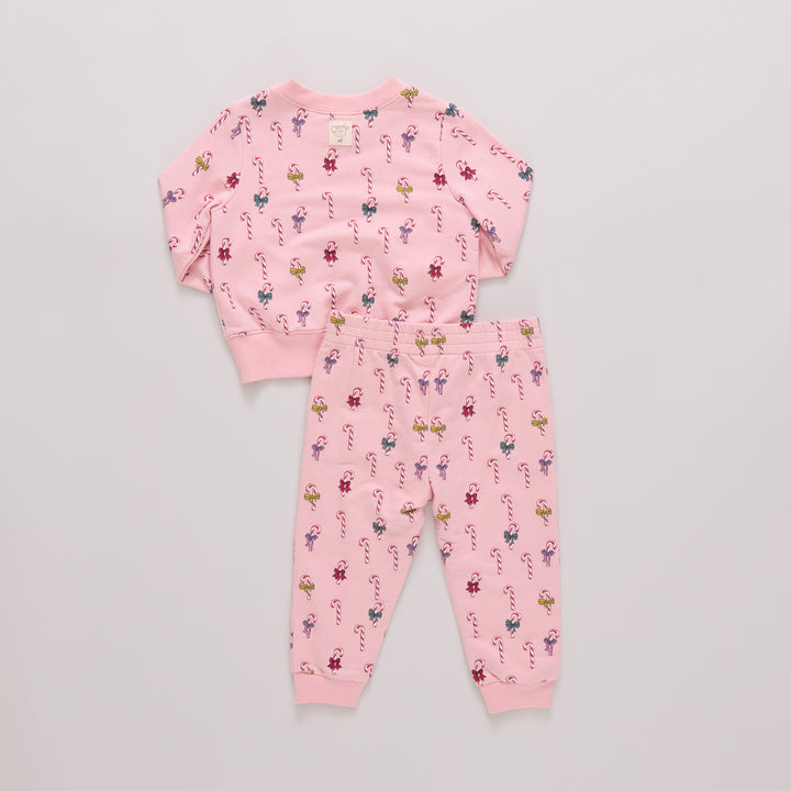 Baby Jax Jogger Set - Mini Candy Cane