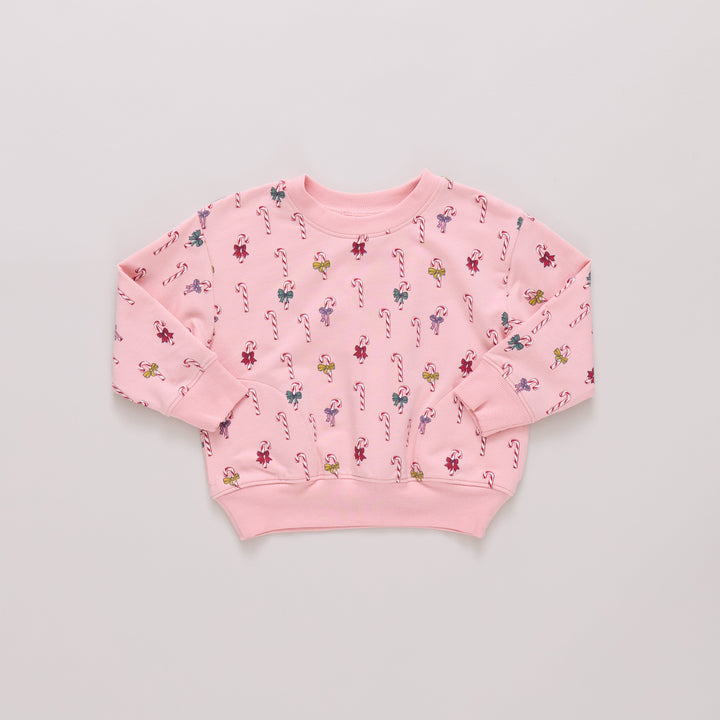 Play Sweatshirt - Mini Candy Cane