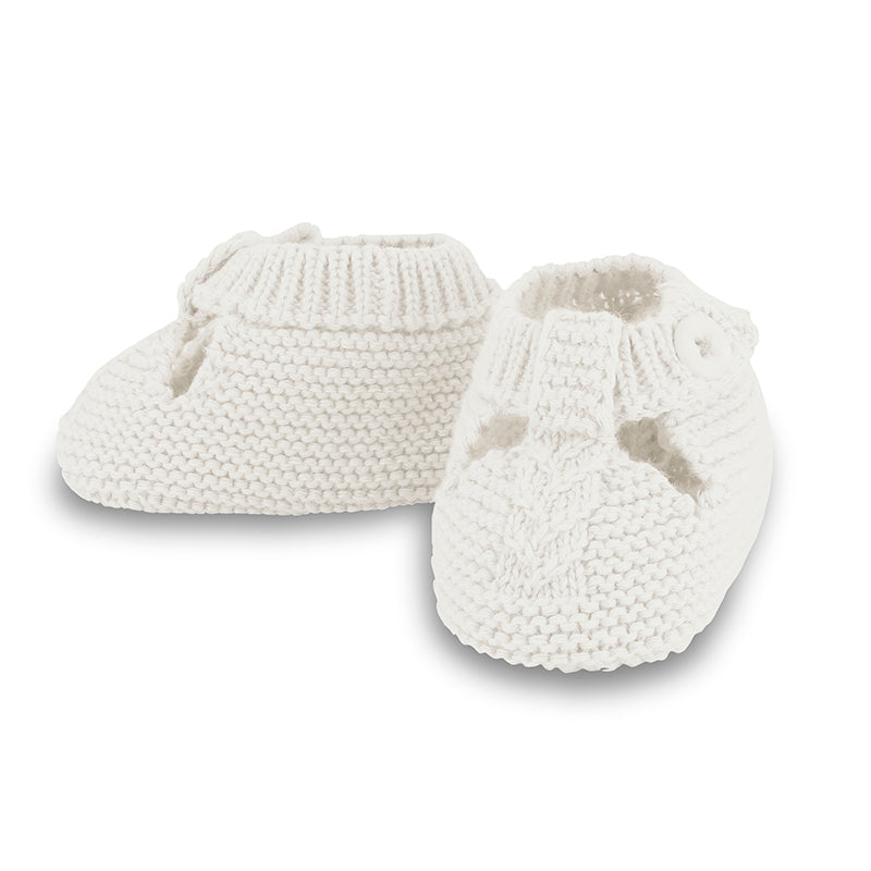 Natural Knit Booties