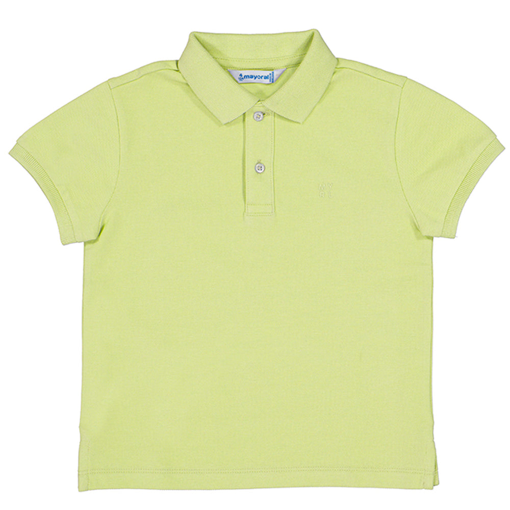 Lime Basic Short Sleeve Polo