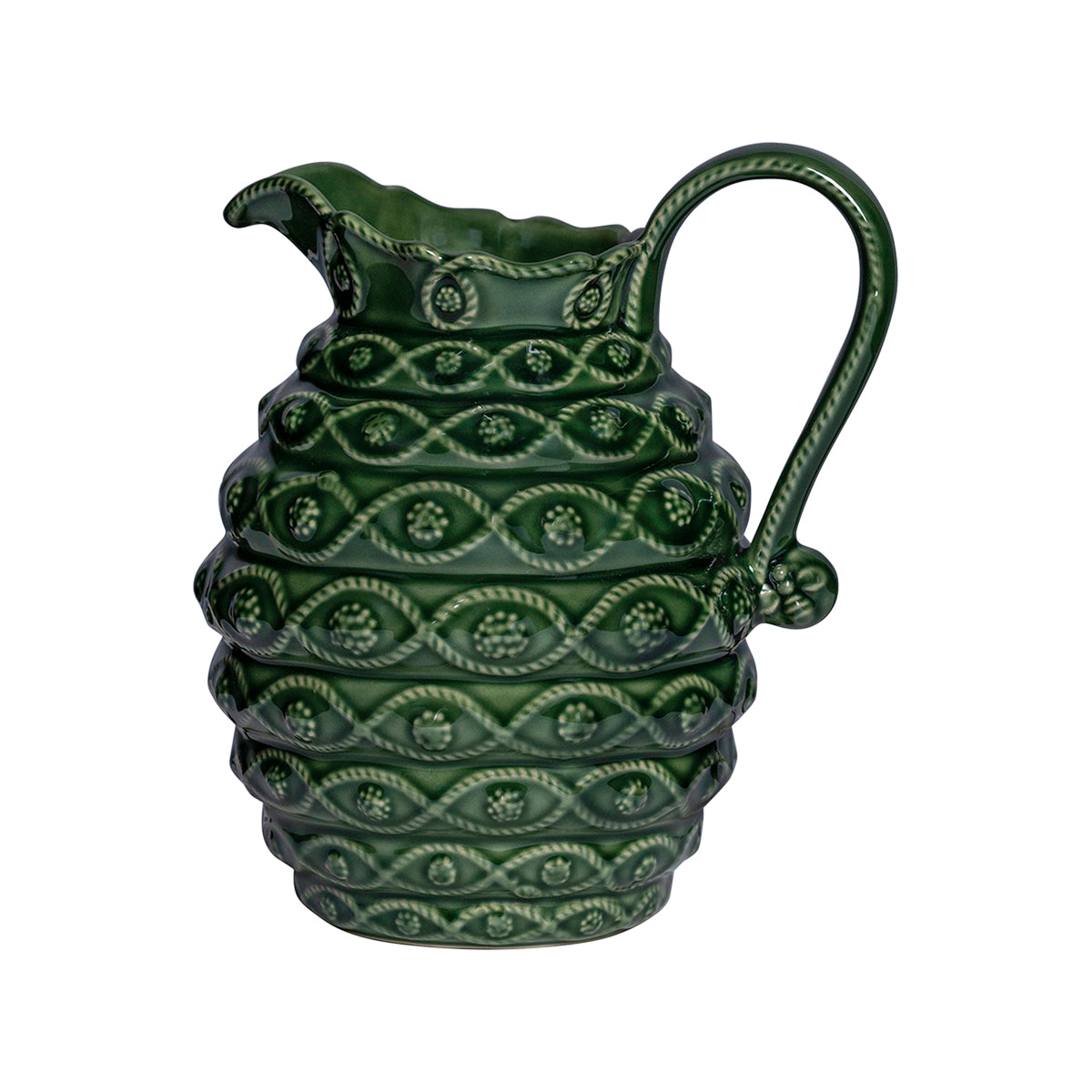 Veronica Beard Jardins du Monde Green Pitcher/Vase