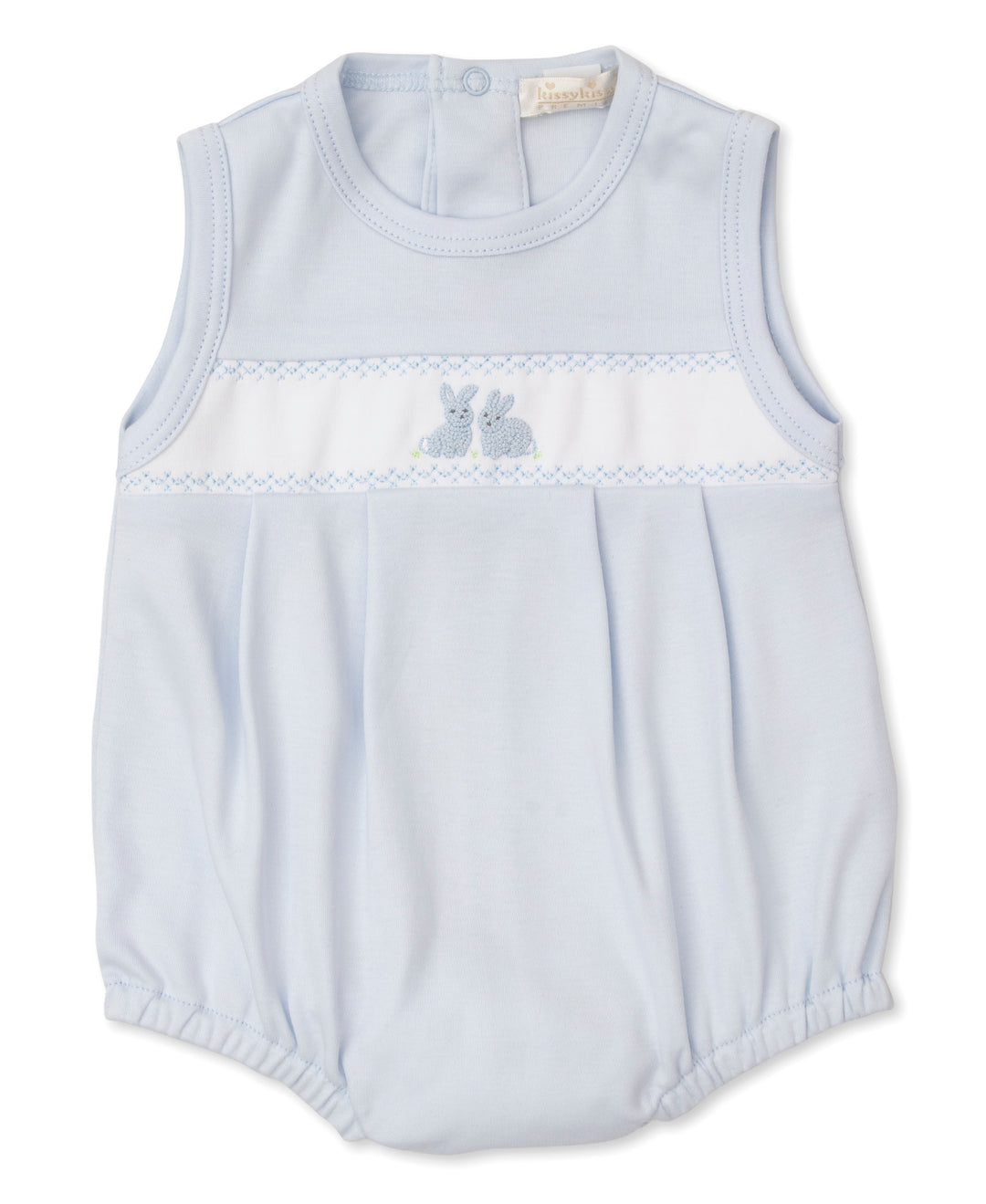 Premier Cottontail Hollows: Light Blue Bubble w/ Hand Embroidered Bunnies