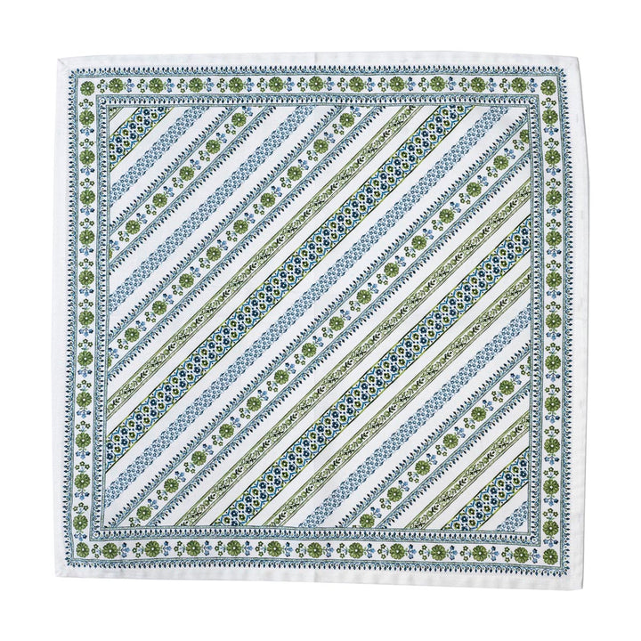 Seville Stripe Napkin - Green