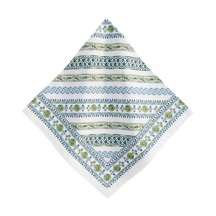Seville Stripe Napkin - Green