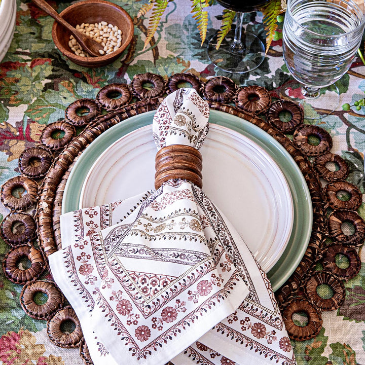 Seville Stripe Napkin - Natural