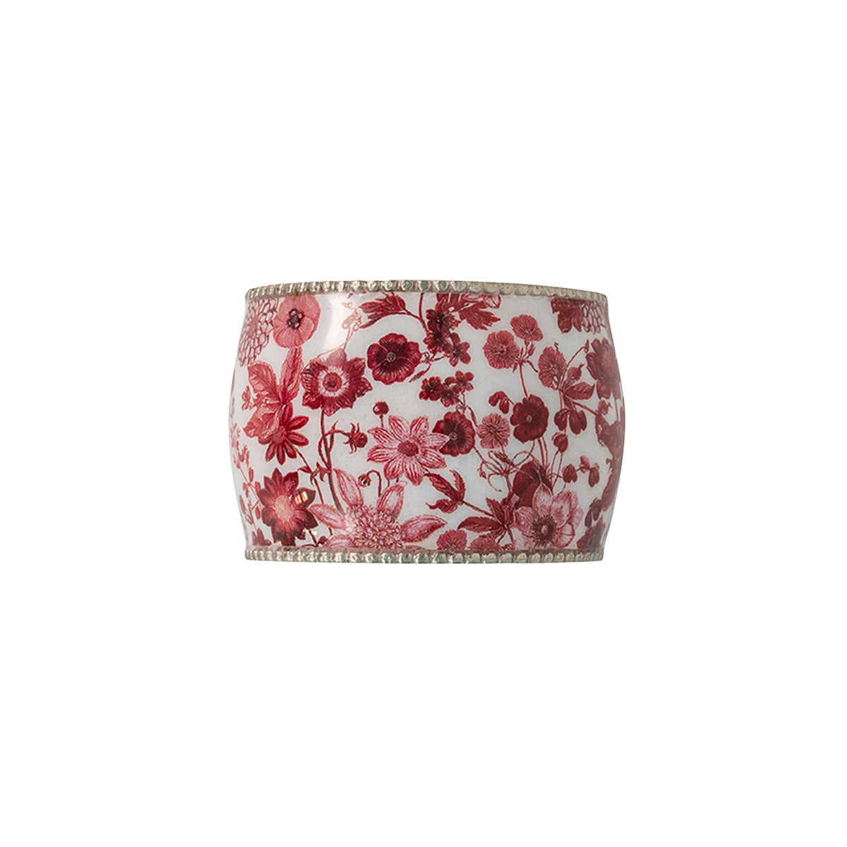 Field of Flowers Ruby Napkin Ring