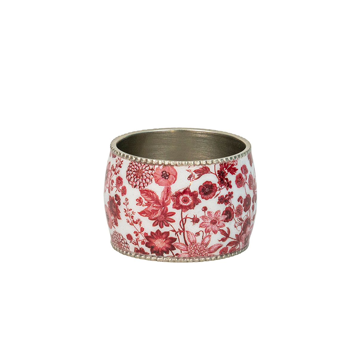 Field of Flowers Ruby Napkin Ring