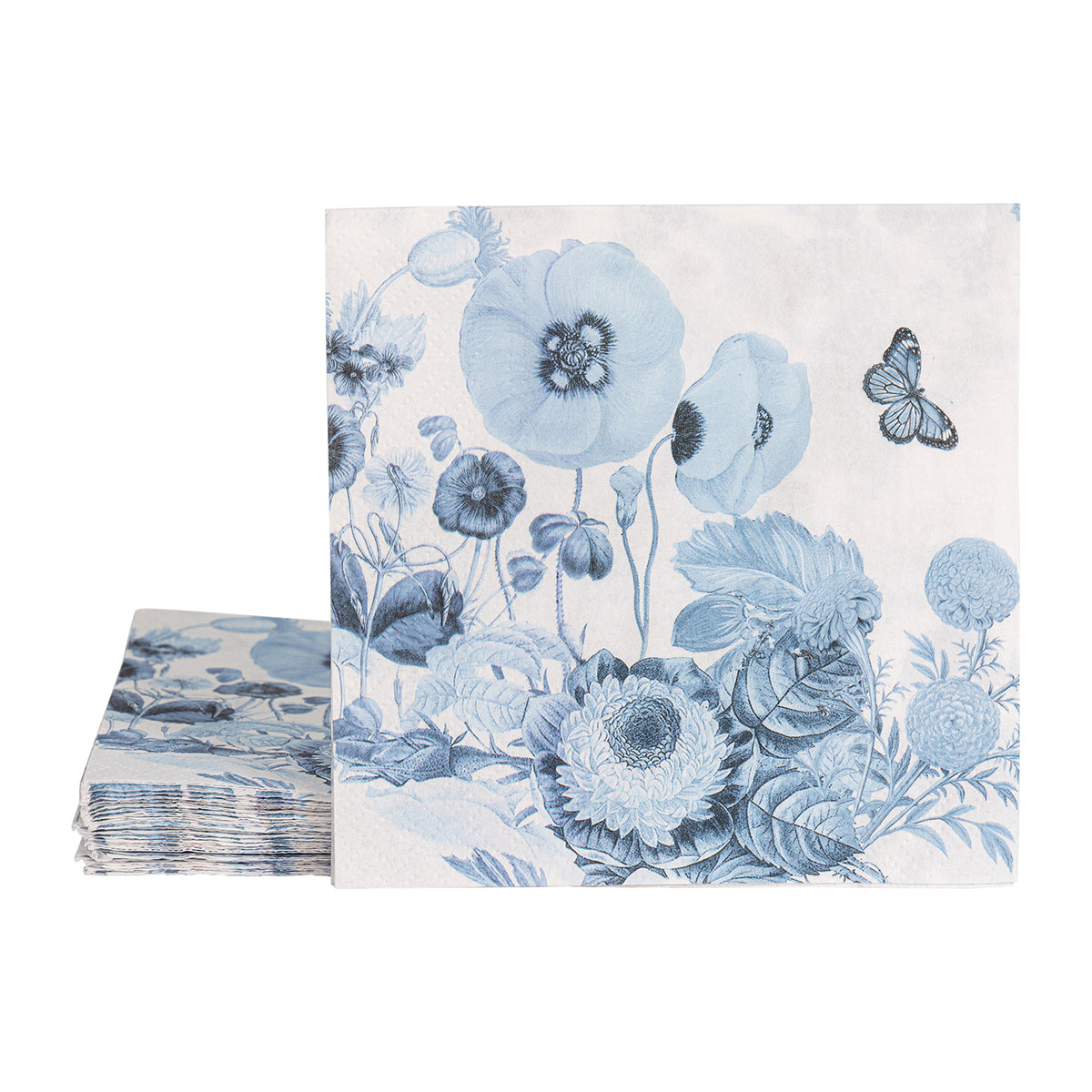 Field of Flowers Chambray Luncheon Paper Napkins - Pack of 20