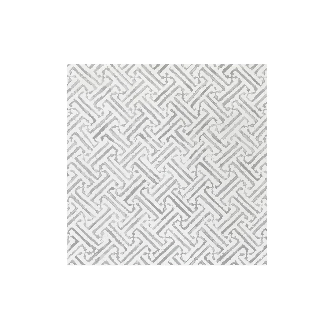 Papersoft Napkins Greek Key Light Gray Dinner Napkins - Pack of 20
