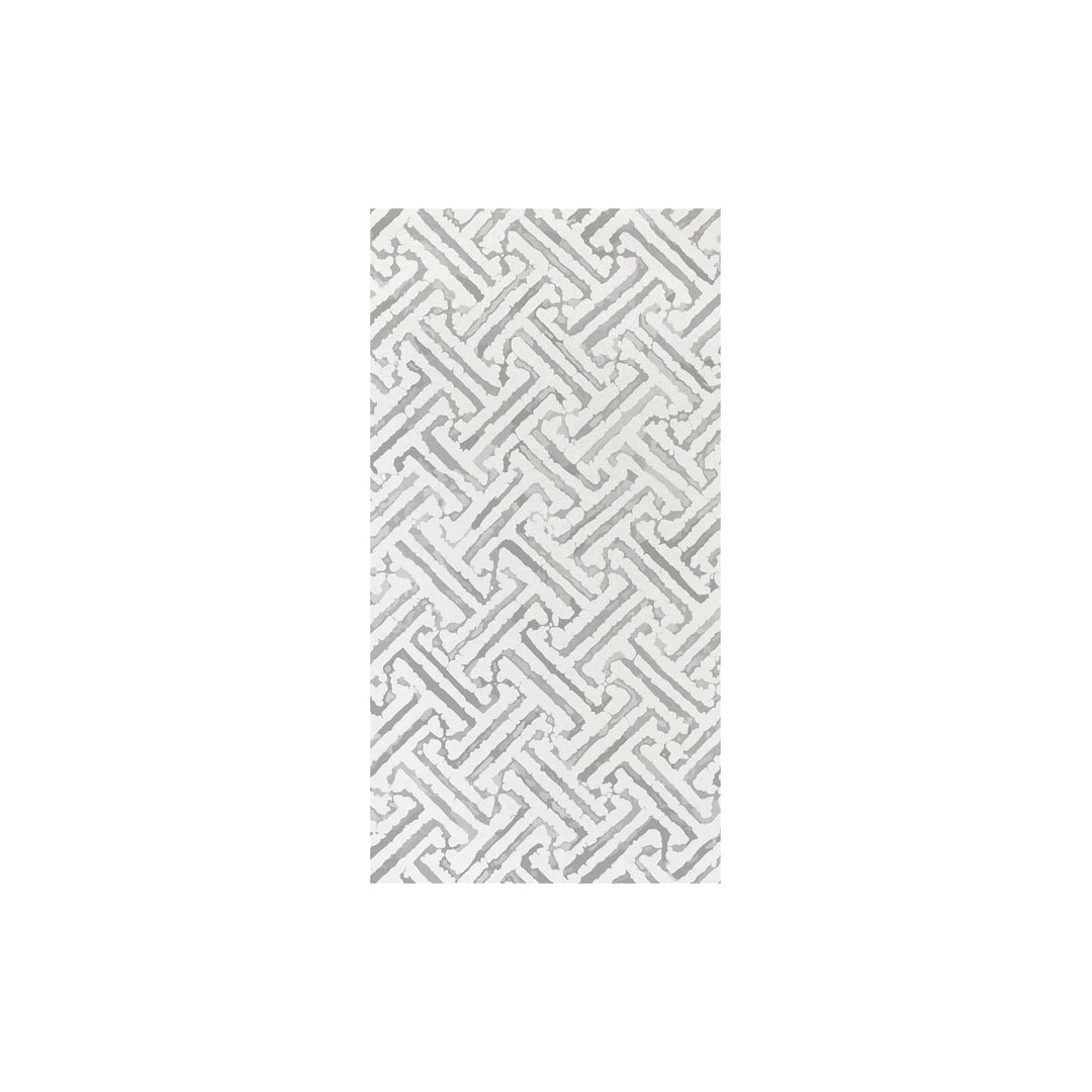 Papersoft Napkins Greek Key Light Gray Guest Towels - Pack of 20